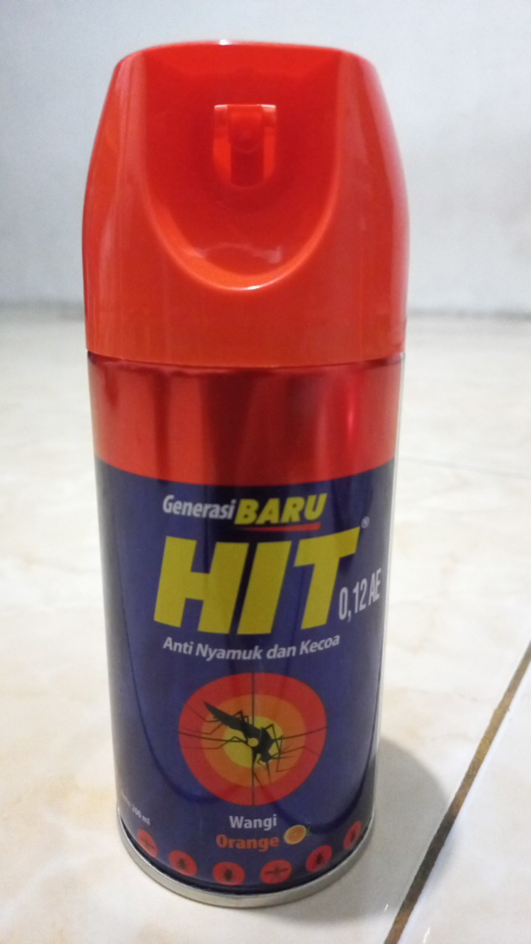 Anti Nyamuk Insektisida Hit Aerosol Orange 200ml