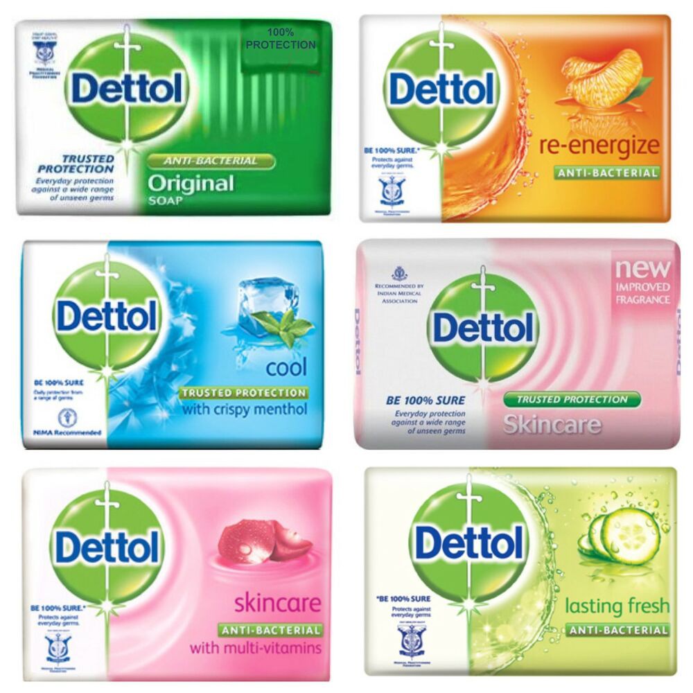 Dettol Sabun Mandi Batang 100gr - Sabun Dettol