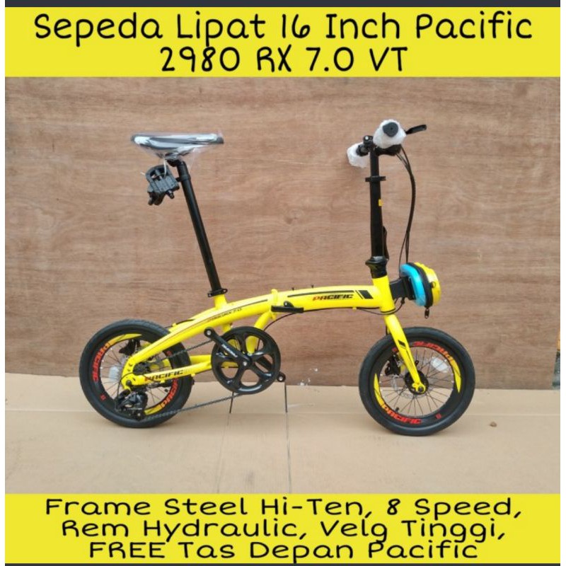 Sepeda Lipat 16 Inch Pacific 2980 RX 7.0