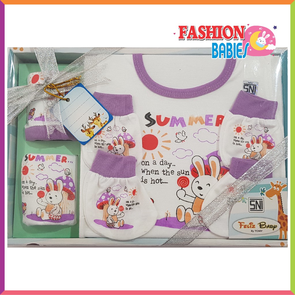❤ Baby Fashion ❤ FELIZ BABY SET KOMPLIT / GIFTSET BABY / KADO BAYI