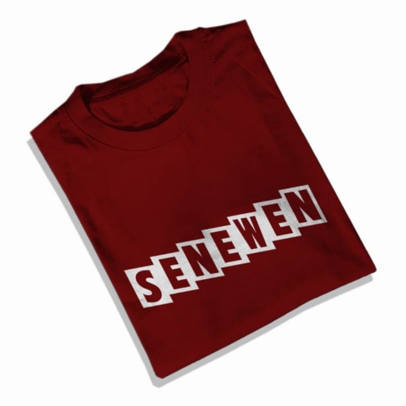 KAOS KATA - SENEWEN / KAOS BETAWI / KAOS MURAH / KAOS LUCU / KAOS DISTRO / KAOS PRIA / KAOS WANITA