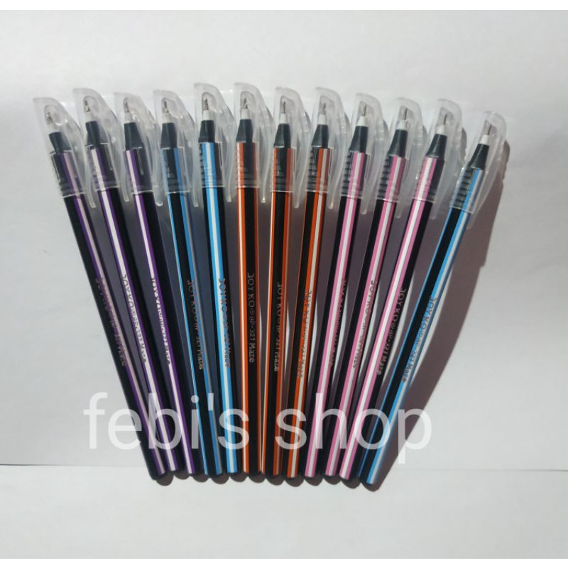 

grosir pulpen Joyko Maze BP-327 pulpen murah berkualitas ball pen ballpoint pen warna hitam