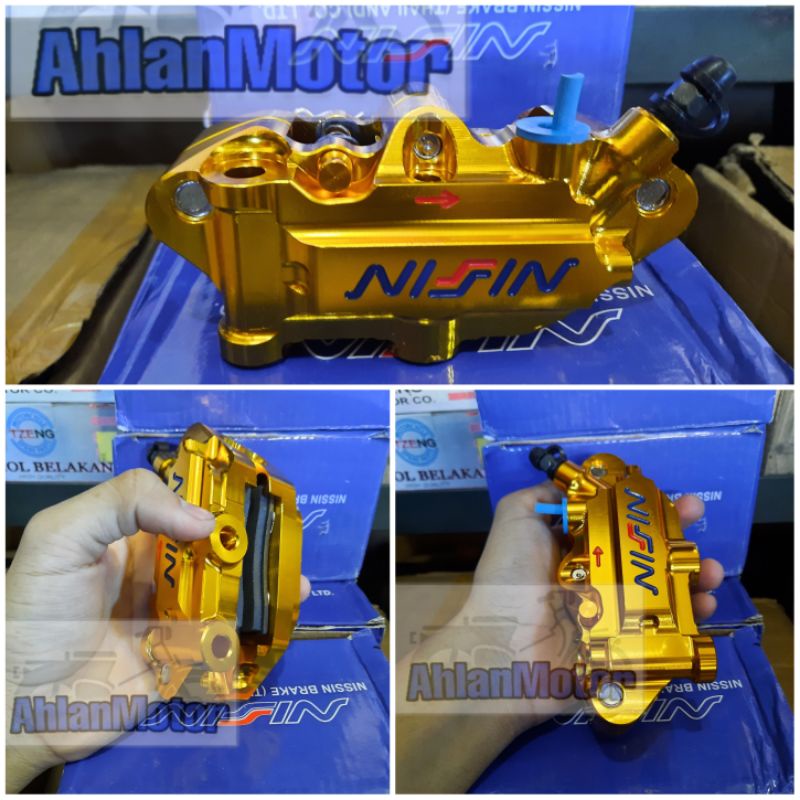 Kaliper Monoblock Universal/Master rem Nissin Monoblock universal/Kaliper Depan Nissin 4 piston