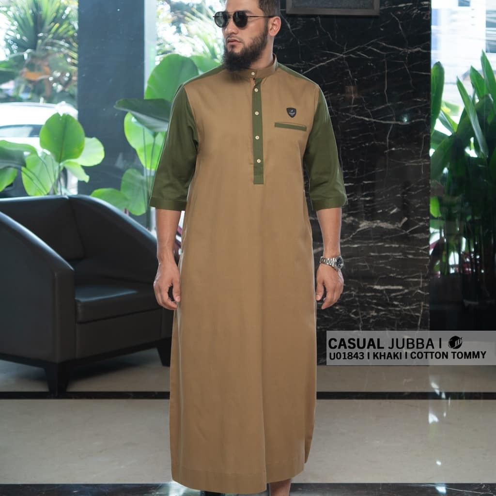 Jubah Casual SAMASE Zipper U 018  JUBAH  REGULAR ZIPPER PJG  R-016