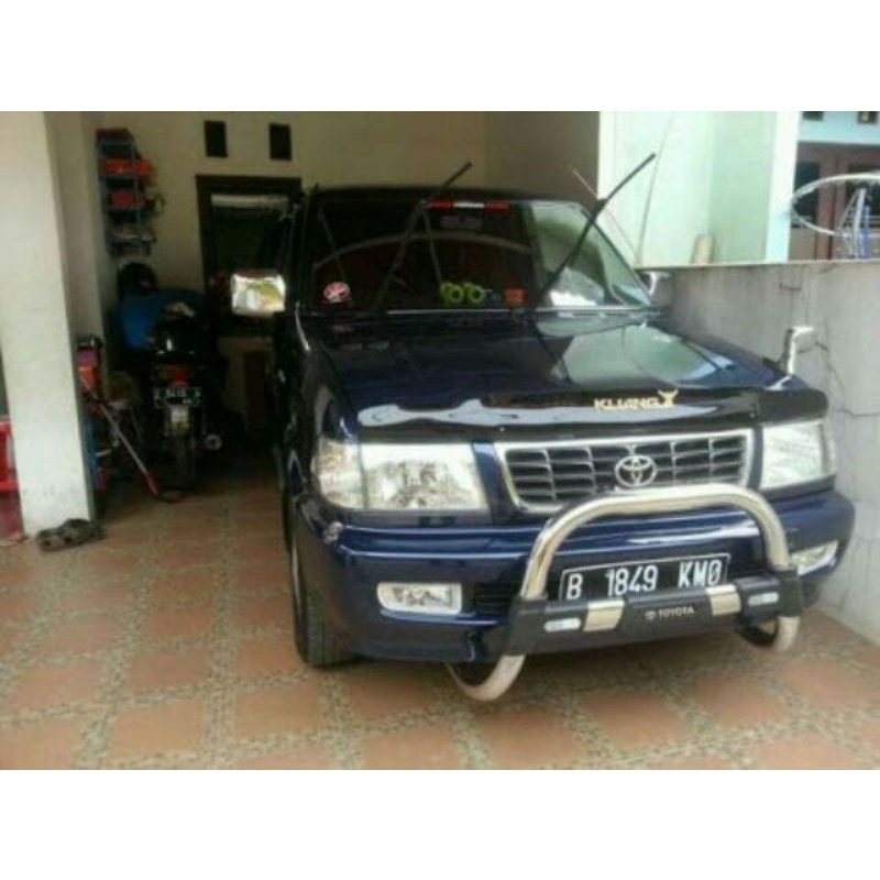 kijang kapsul lgx ssx lx krista all tipe tanduk besi pelindung bemper guard depan original pabrik