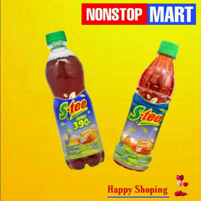 

S-tee minuman teh melati jumbo 390ml