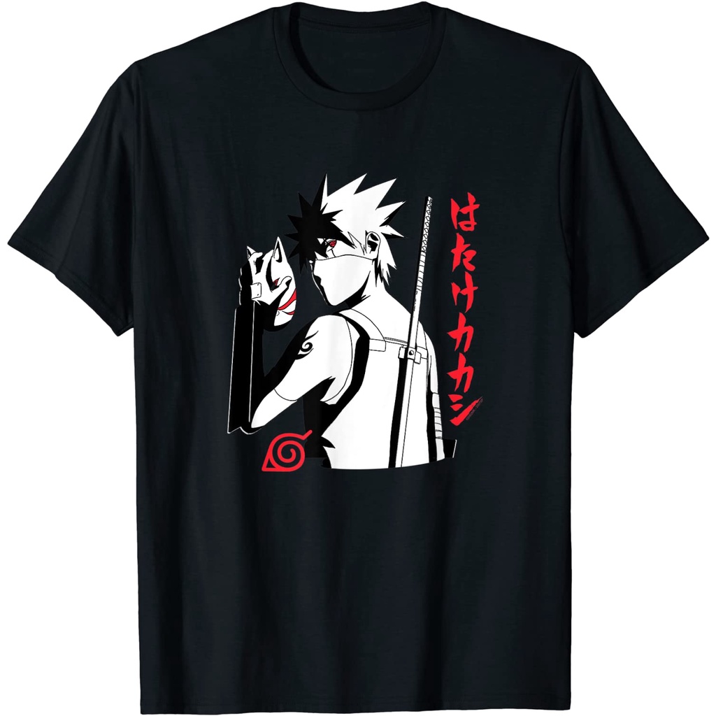 Kaos Baju Naruto Shippuden Anbu Kakashi Sharingan T-Shirt