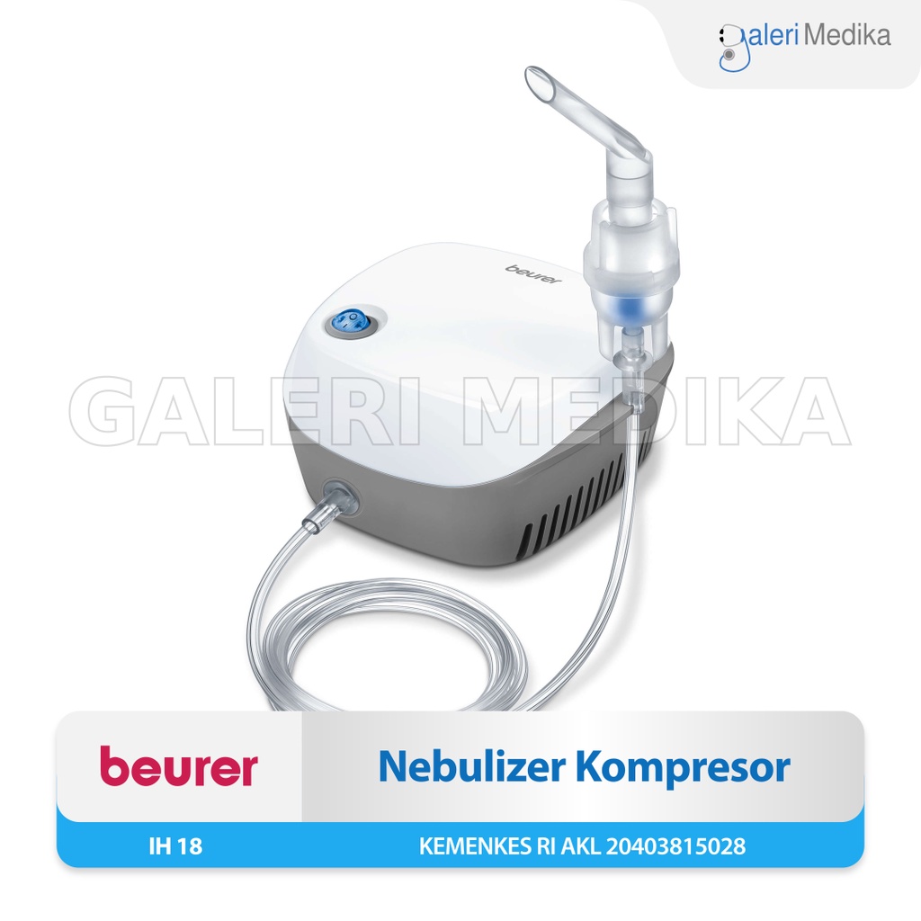 Alat Terapi Pernapasan Uap Nebulizer Beurer IH 18 / IH18 / IH-18 Brand Jerman Garansi Resmi 5 Tahun