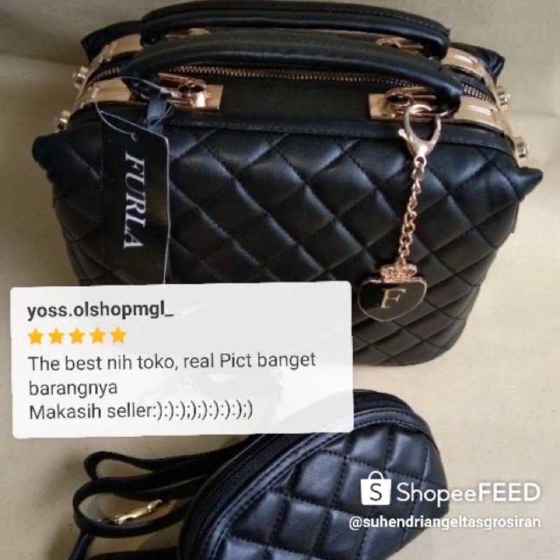 FRLA733 Tas Wanita Bag Doctor Ada Garansi Tas Batam Import Murah Premium