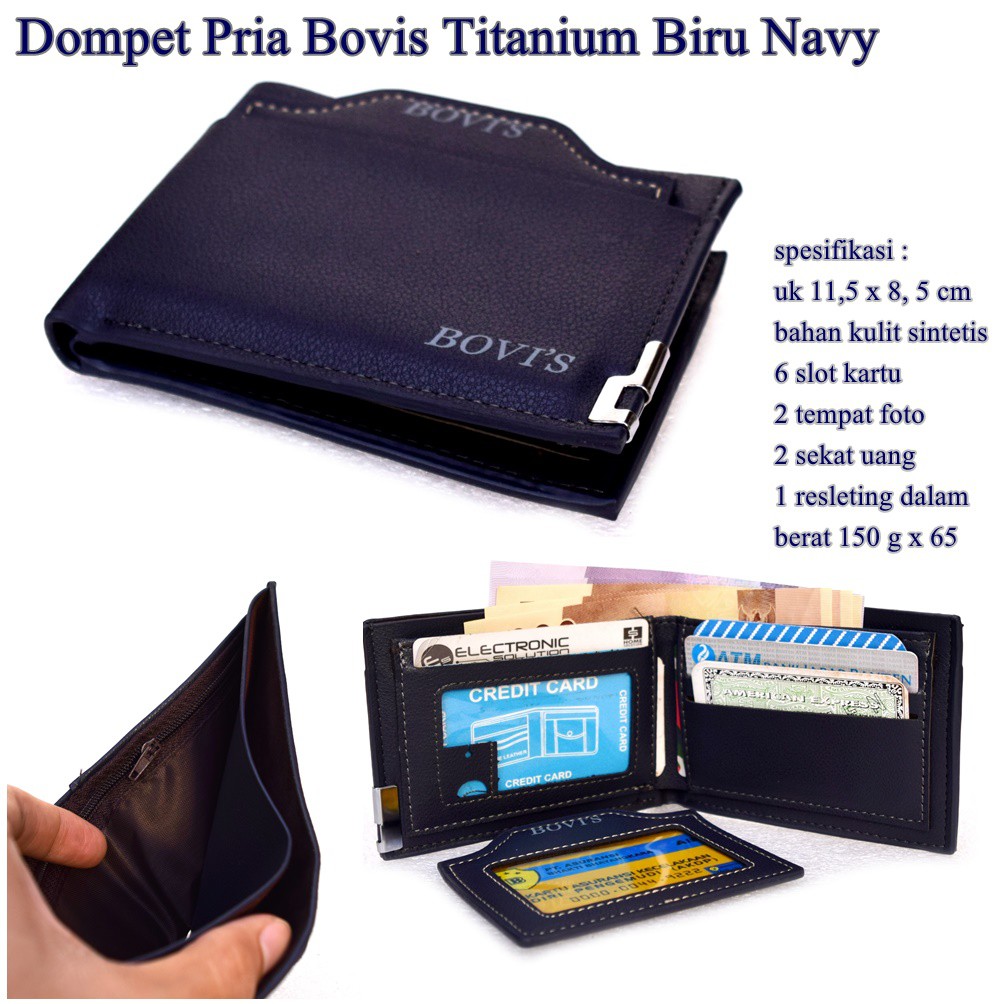 Dompet Pria Import Original Bovis & Co