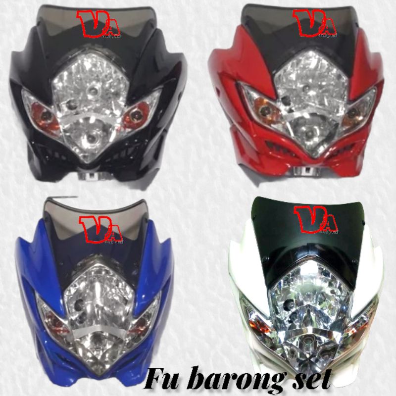 Batok kepala depan plus reflektor lampu satria fu 2012/fu Barong Batok Satria Fu Barong Batok Kepala