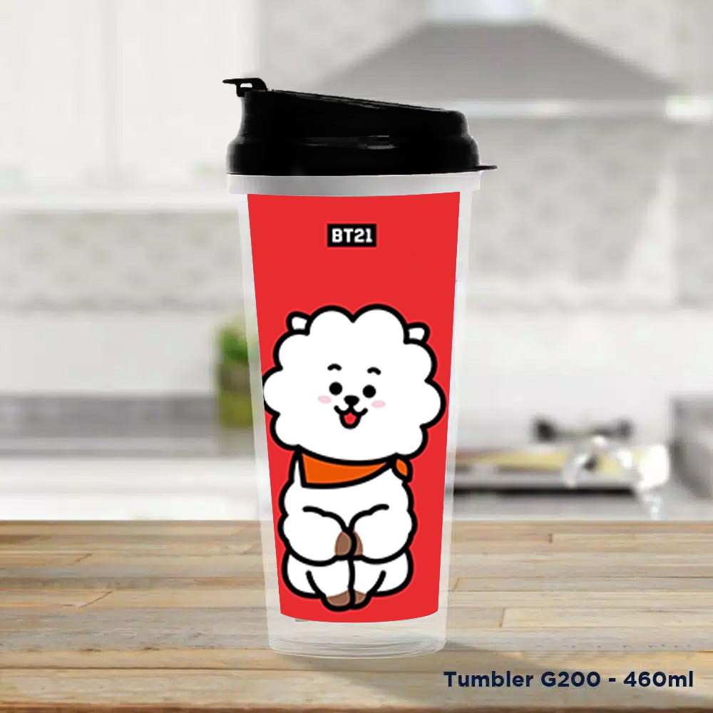 Pusat Mode Tumbler/Botol Minum Design BT21 RJ