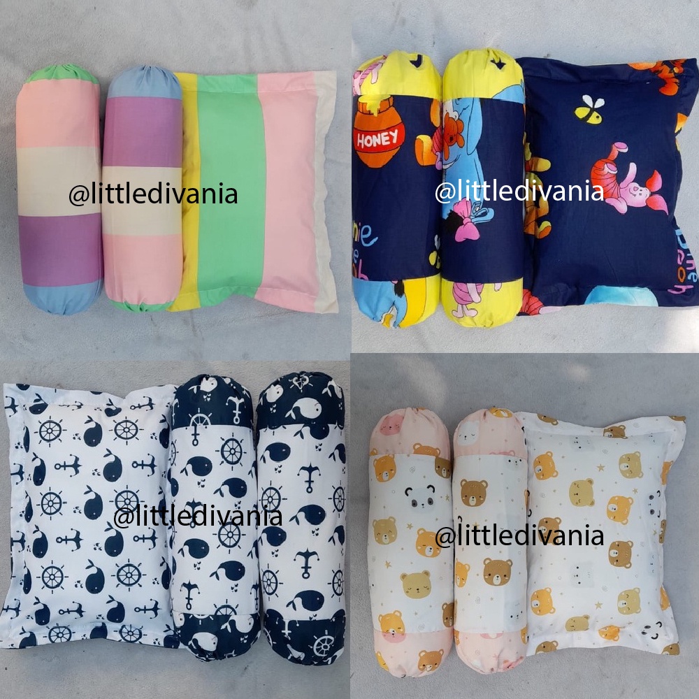 SARUNG Bantal Guling Bayi Tanpa Isian sarbangul AKACHAN BG sbg kado bayi