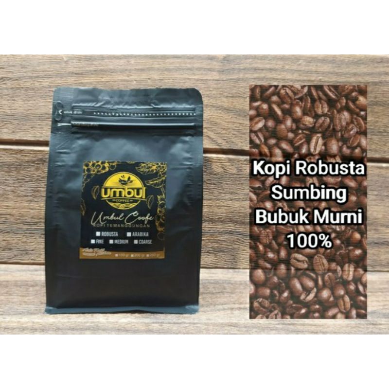 

Kopi Robusta Bubuk Murni Sumbing Temanggung