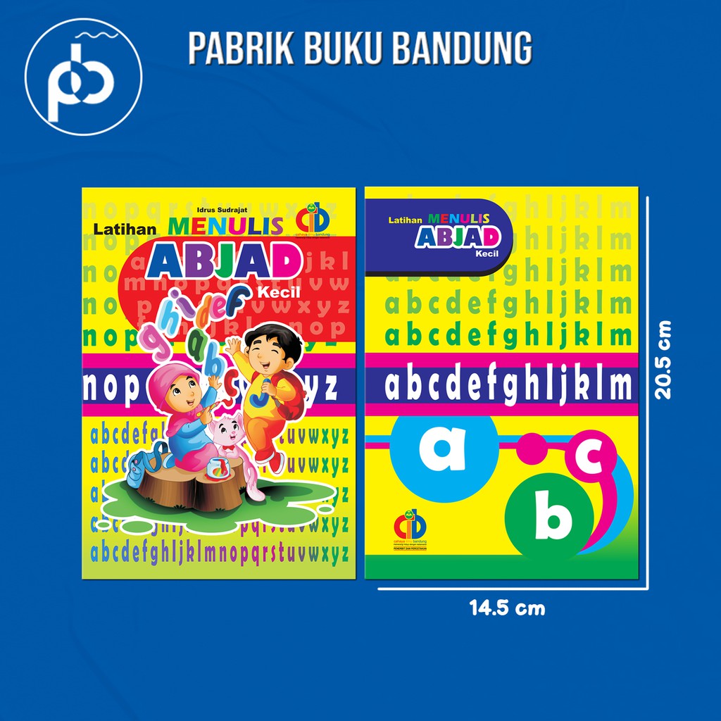 Download Latihan Menulis Abjad Kecil | Buku Belajar Menebalkan Huruf