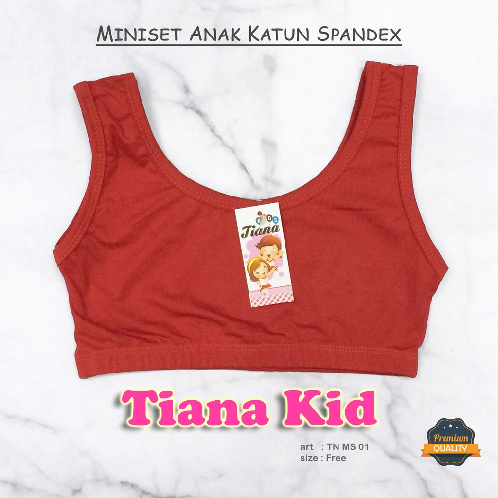 TIANA KIDS | Miniset Anak Pelajar KATUN / Atasan Anak KATUN / art TN MS-01 Talibesar