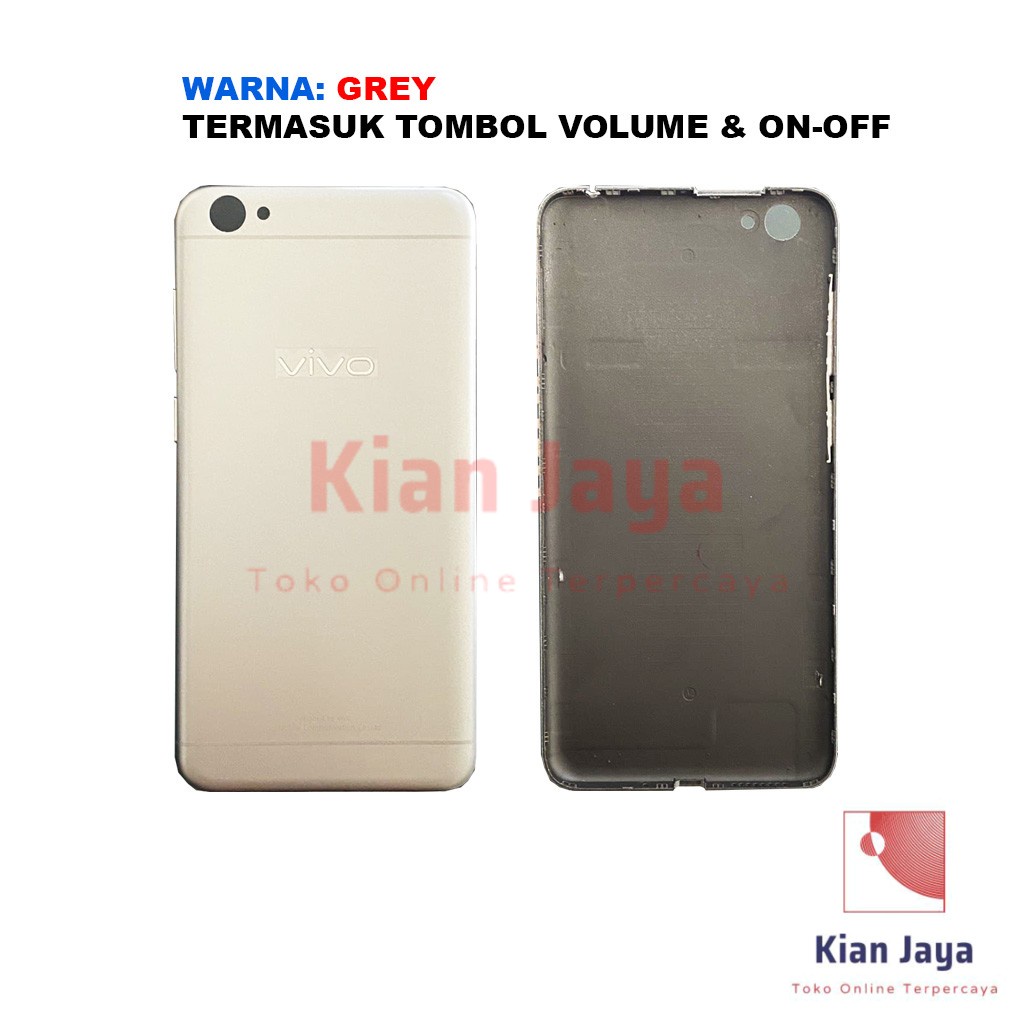 Backdoor Vivo Y55 Back Cover Tutup Belakang Baterai Cassing Casing Backcase Original