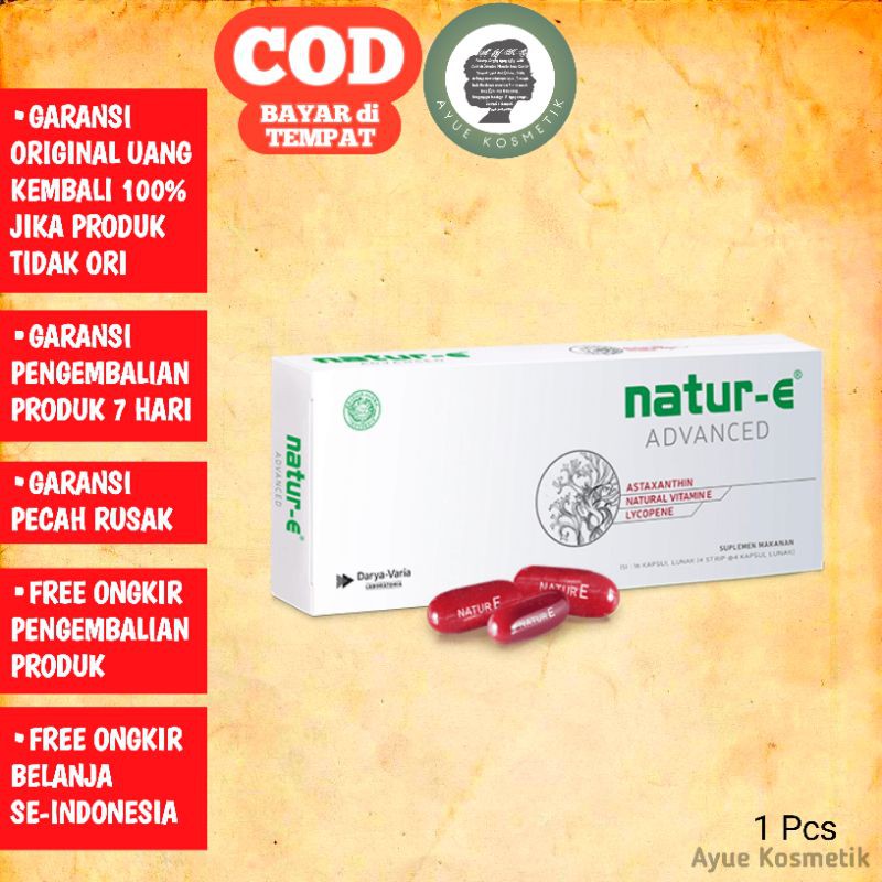 Natur-E Advanced Anti Aging Kapsul 16 Vitamin Suplemen Natur E Natur-E Nature E Advance Anti Aging