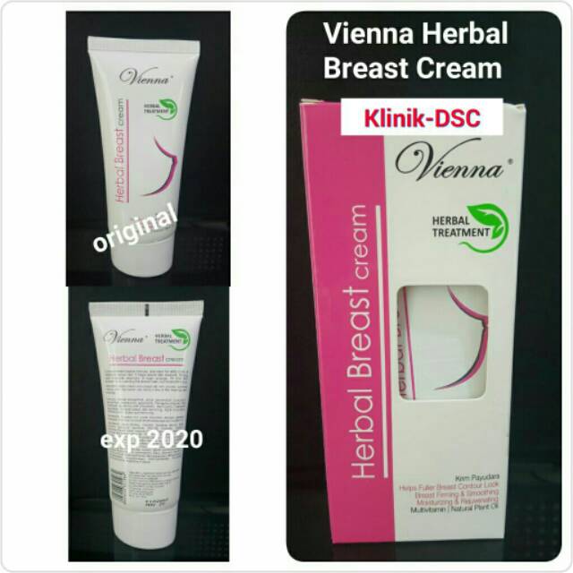 VIENNA HERBAL BREAST CREAM ORIGINAL BPOM - PEMBESAR DAN PENGENCANG PAYUDARA