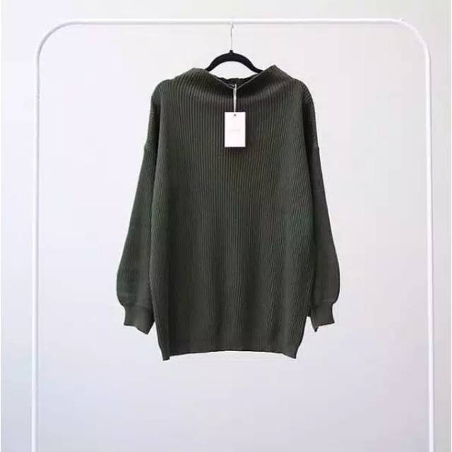 SWEATER RAJUT BOXY MILANO KNIT STORE09 MURAH