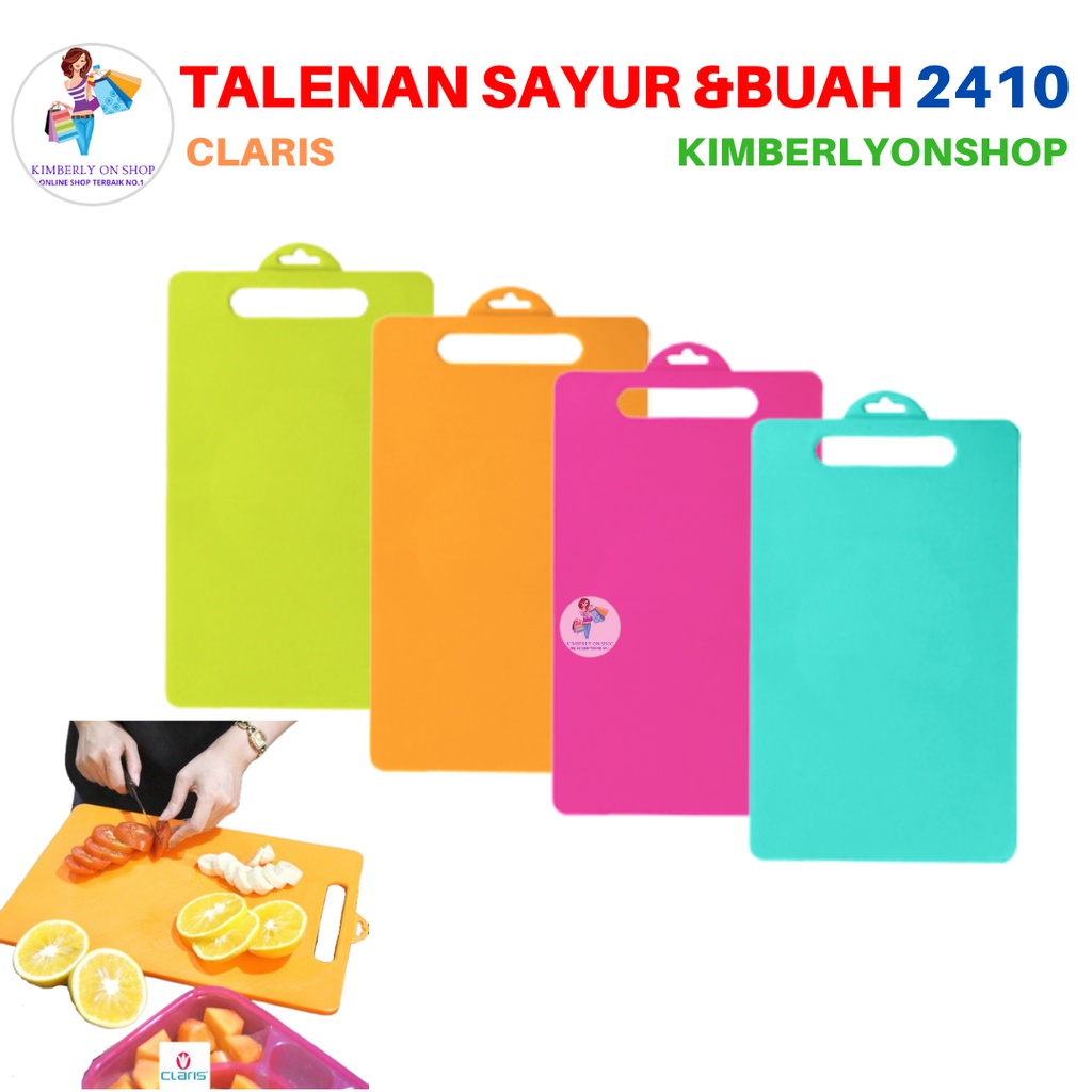 Talenan Plastik Anti Bacterial Delica Cutting Board 2410 Claris