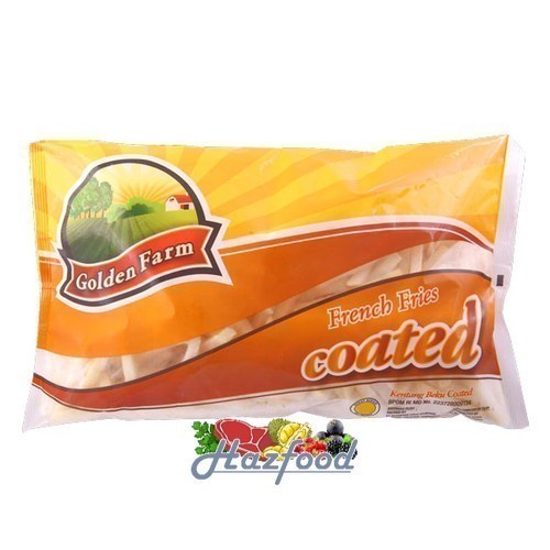 

Golden Farm Kentang Goreng Berbumbu French Fries Shoetring Coated 500g