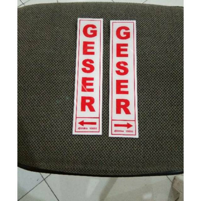 

Akrilik acrylic perlengkapan rumah & kantor plat geser kanan dan kiri