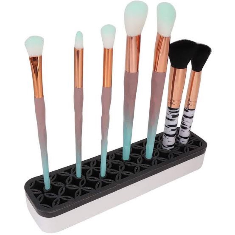 TAMMIA Brush Holder Stand With Silicone Base