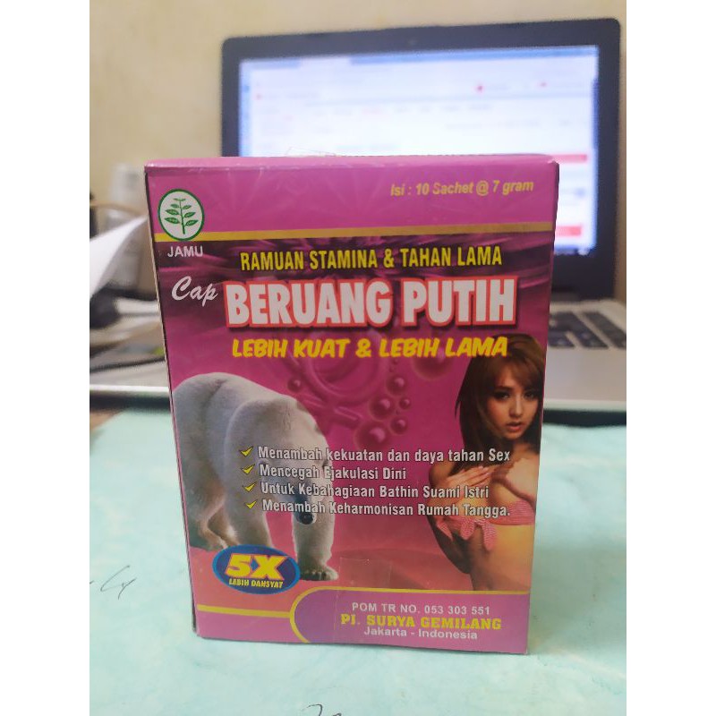 

Jamu Khusus Pria_Beruang_Putih_Serbuk