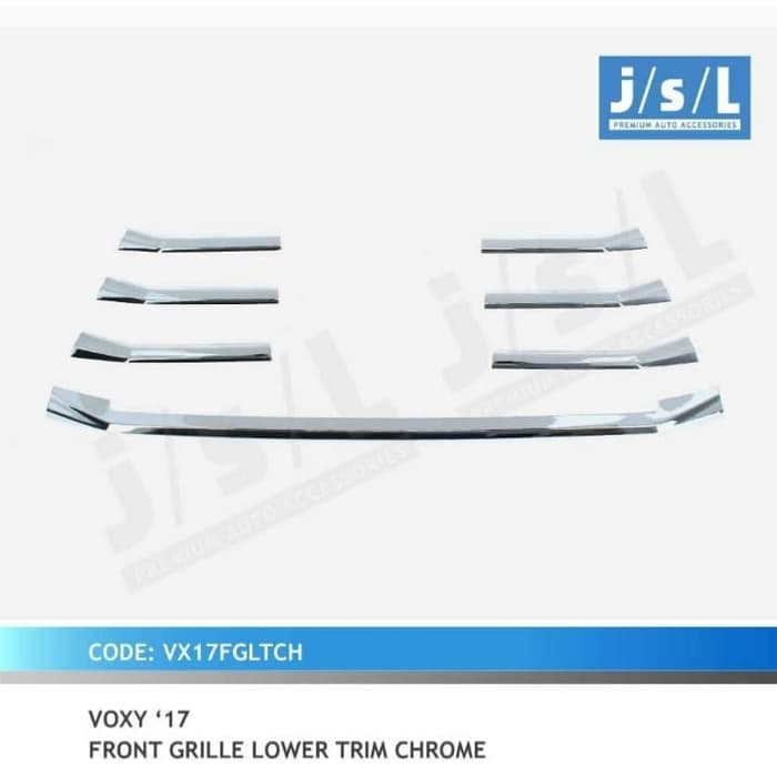 List Grill Radiator Toyota Voxy Lis Grill Bumper Depan Chrome