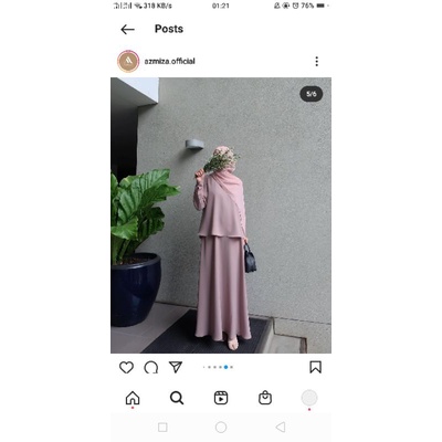 READY SAVANA DRESS AZMIZA OFFICIAL