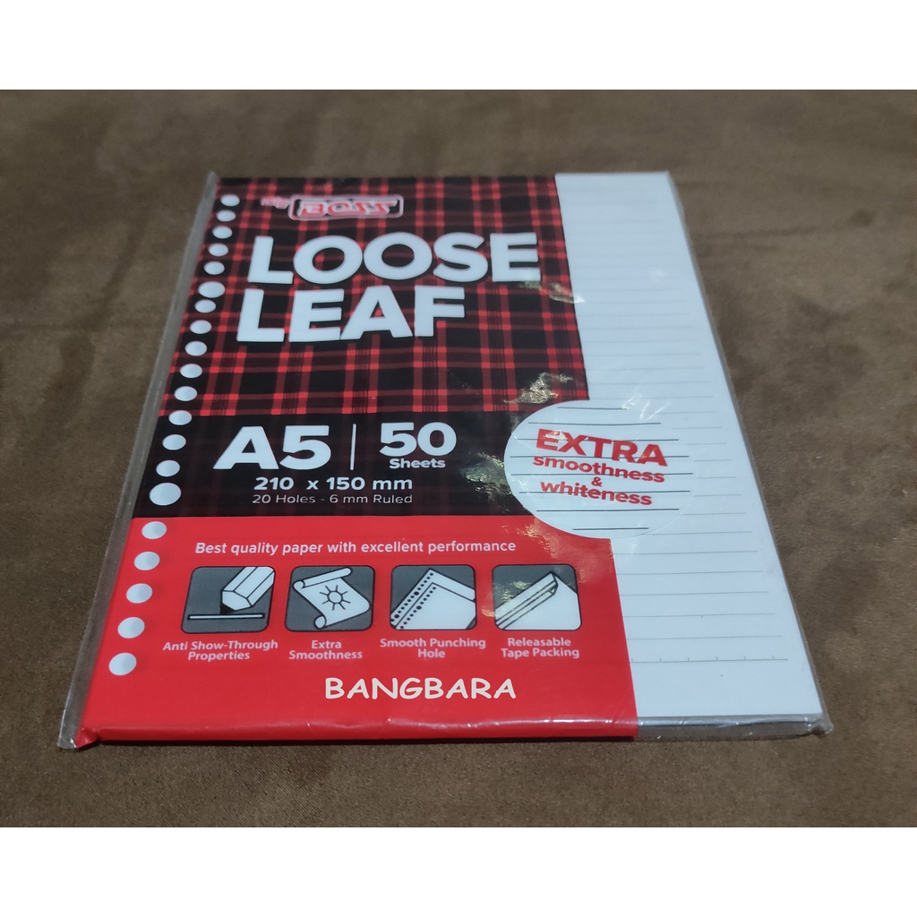 

Kertas Binder Loose Leaf Bergaris
