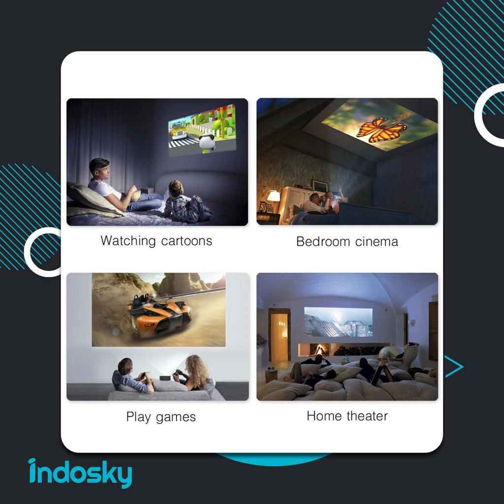 PENAWARAN TERBATAS Proyektor SKY M8 Original Full HD | INDOSKY M8 WiFi | Proyektor Mini Original | Projector Original | Proyektor Mini | Proyektor HD | Proyektor Portable | Proyektor Garansi 1 Tahun | Pusat Proyektor Indonesia