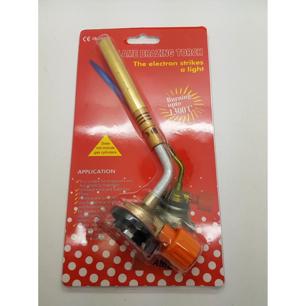 flame brazing torch - kepala korek las tabung gas 1300C