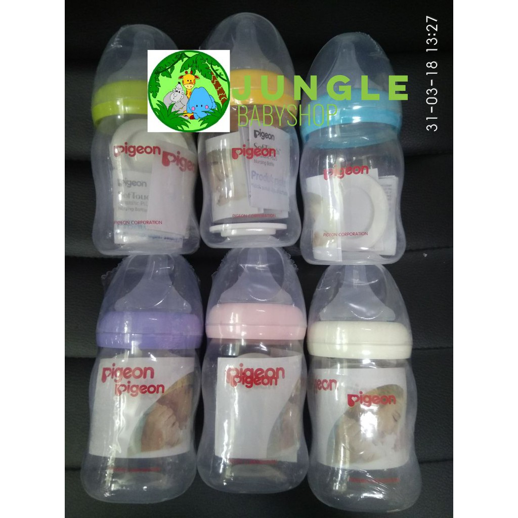 PIGEON Botol Susu 160 ml PERISTALTIC PLUS Wide Neck 1pc