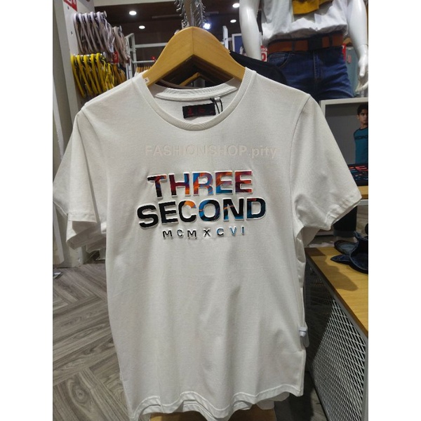 [100% ORIGINAL] KAOS 3SECOND PRIA NEW ARRIVAL TIMBUL WARNA PELNA