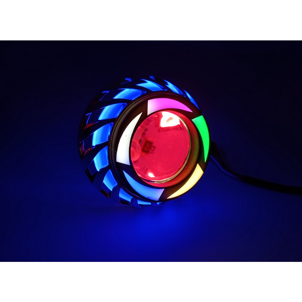 Lampu Depan Projie Led AE Rainbow Flash Running 3.5 Inch