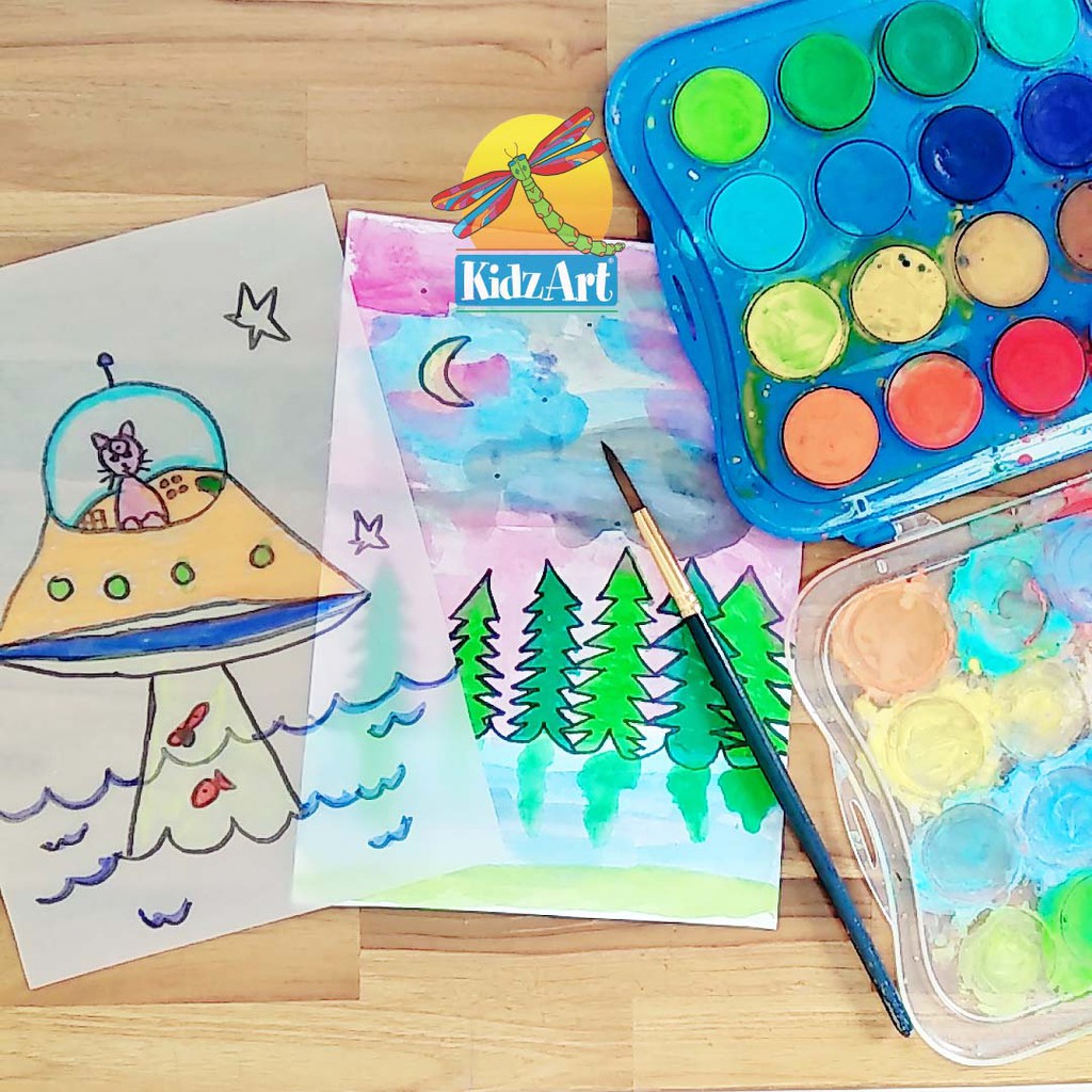 

Paket menggambar dan FREE Online Class Kidzart Gading Serpong