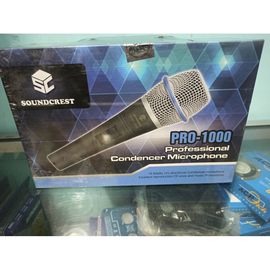 Microphone CONDENSER MIC Cable PEKA SENSITIF SOUNDCREST PRO 1000