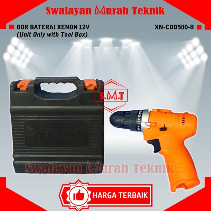 favorit] Bor No Baterai Xenon CDD500 TANPA BATERAI 12V Unit Only Cordless Drill