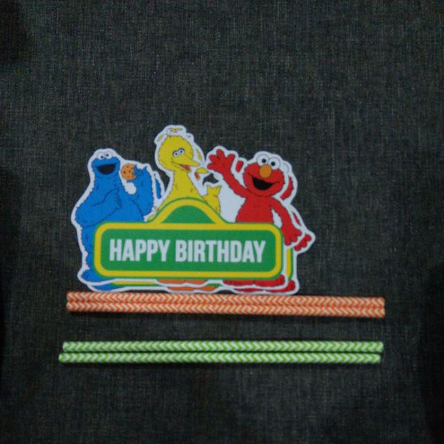 Big Cake Topper Elmo Ready / Sesame Street Topper Kue Tart / Hiasan Kue Ulang Tahun Cookie Monster