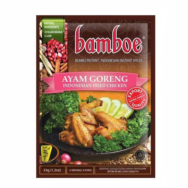 

Bamboe Bumbu Ayam Goreng 33 gr