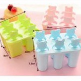 cetakan stik es krim silikon es coklat puding Lilin serut dapur