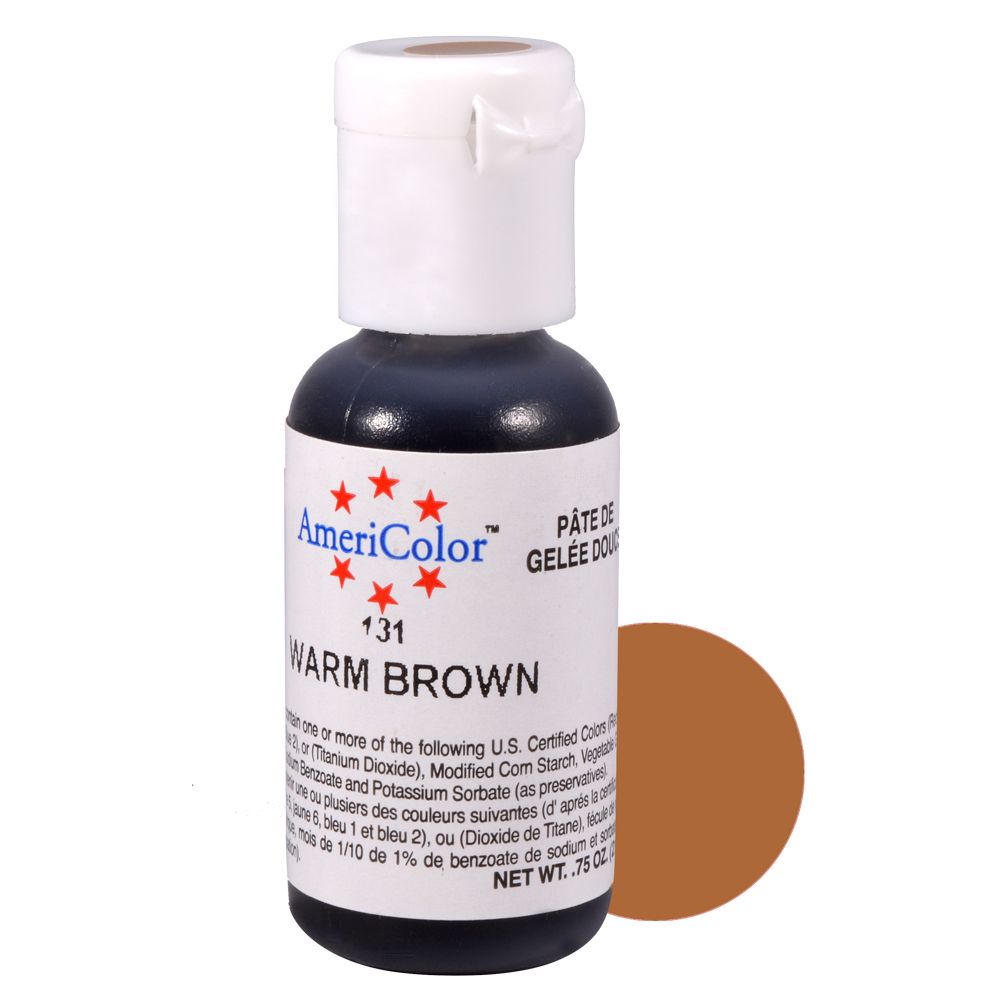

Americolor Softgel Paste - Warm Brown 20gr