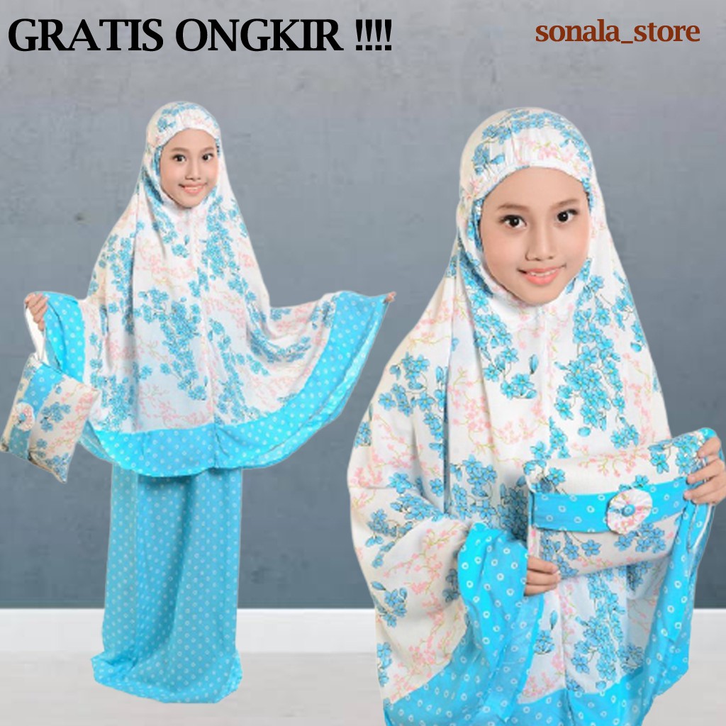 MUKENA ANAK ADEM BALITA TAS SAJADAH AWET MODIS OUTDOOR G2K9 LUCU SIMPLE NYAMAN OUTDOOR KARAKTER MOTI