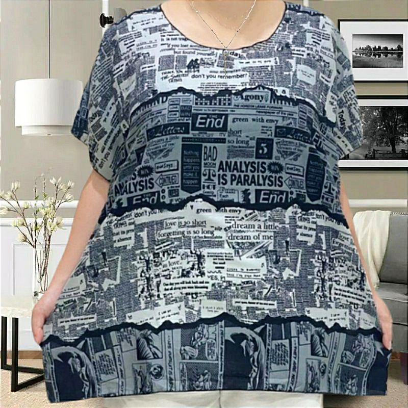 atasan blouse jumbo baju jumbo wanita bahan rayon berkualitas premium