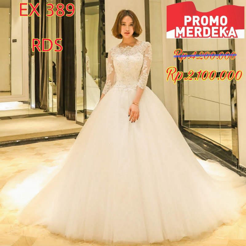 Gaun Pengantin BARU EX 389