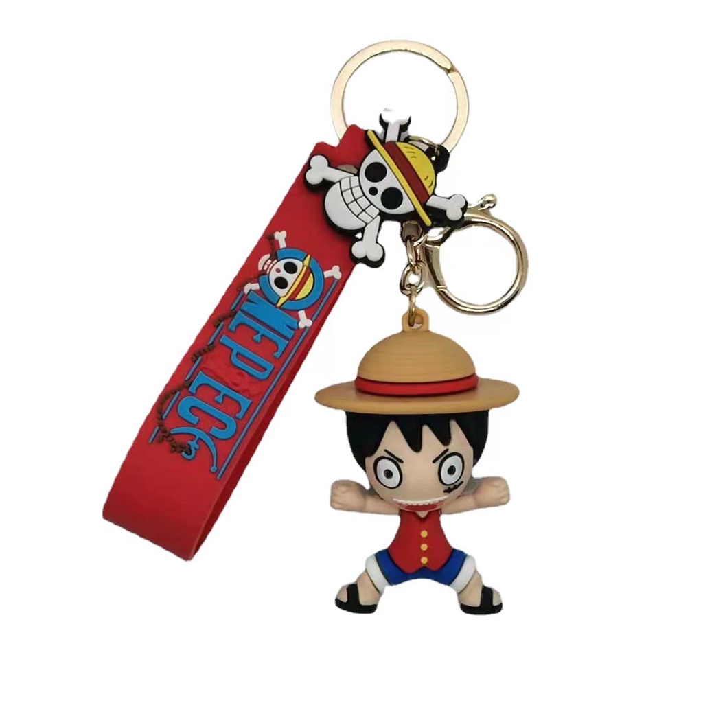 GANTUNGAN KUNCI ONE PIECE / GANTUNGAN KUNCI LUFFY / KEYCHAIN CREW MUGIWARA / KEYCHIAN ONE PIECE