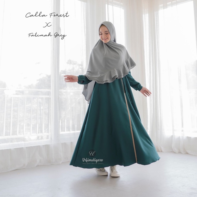 TOKOPIENA - CALLA DRESS GAMIS SYARI BUSUI FRIENDLY DAN WUDHU FRIENDLY BY URFIMUTIYARO