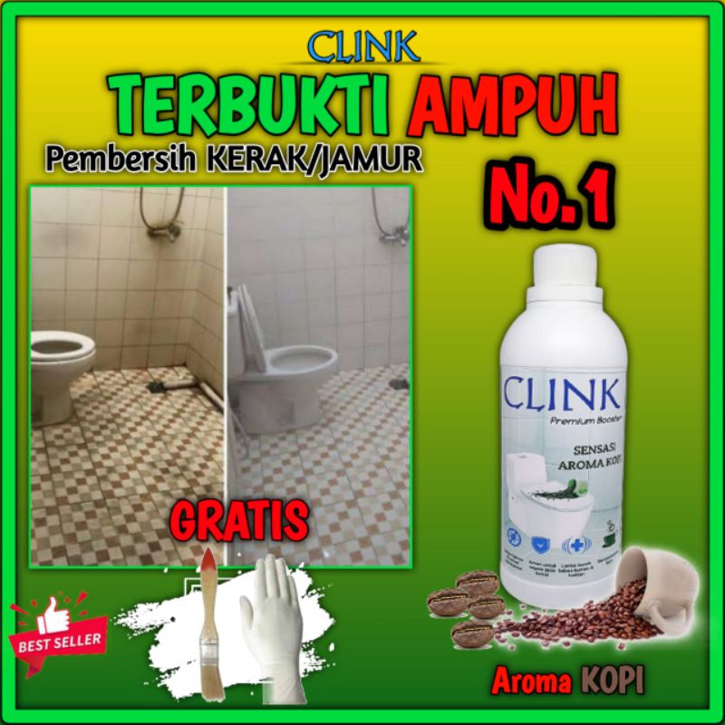 Jual PEMBERSIH KERAK KAMAR MANDI KERAMIK TOILET PORSELEN CLOSET CLINK